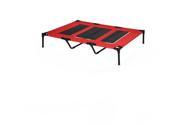PawHut Radiant Red X Large Elevated Dog Bed | Wowcher
