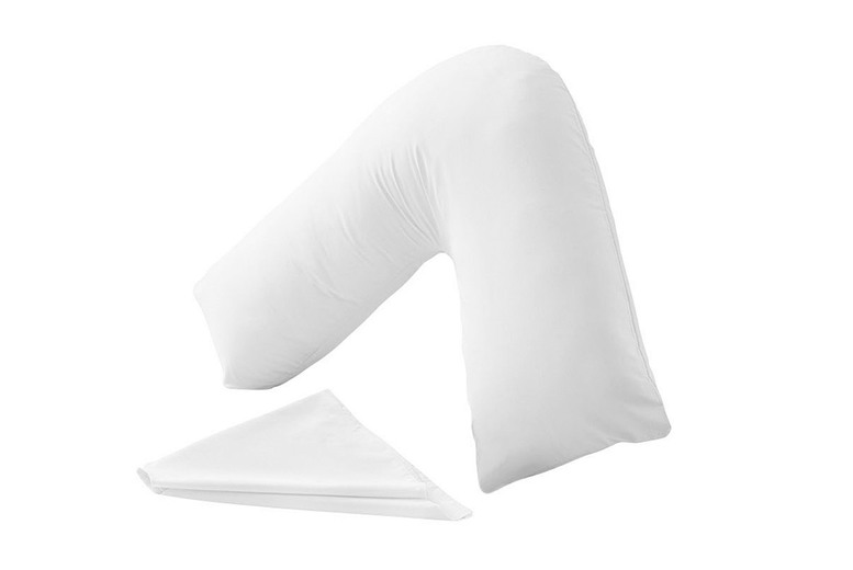Super Support V Pillow & Cover – 22 Colour Options | Wowcher