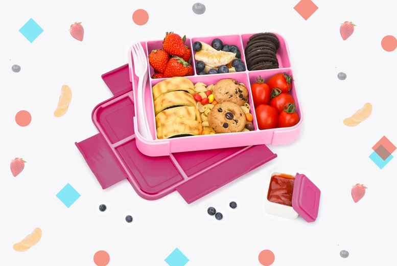 Kids Lunchbox Container with Cutlery