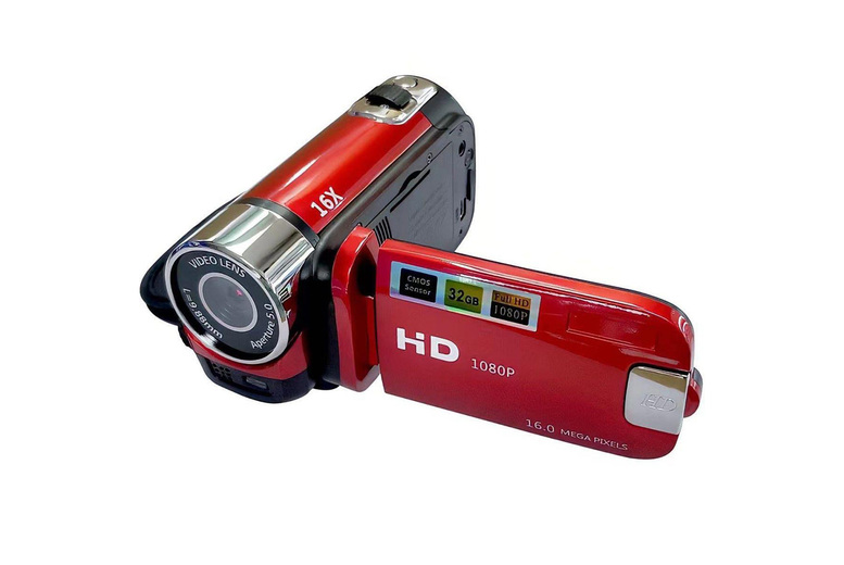HD 270⁰ Rotation 16x Digital Video Camera – 2 Colours | Wowcher