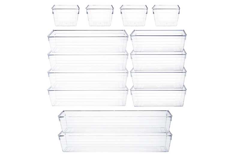 14 Pack Plastic Storage Boxes at LivingSocial