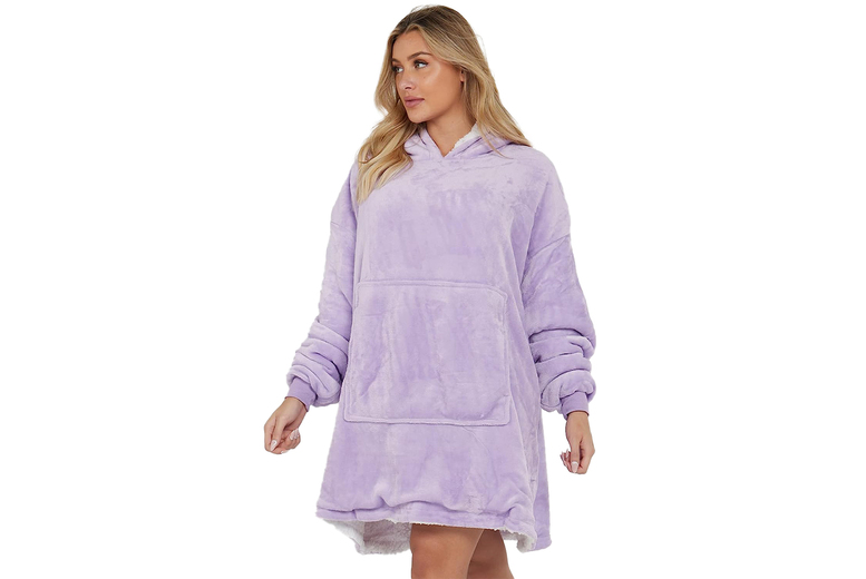 Unisex Black Oversized Teddy Fleece Hoodie Blanket – Lightweight, Unisex, Summer Loungewear | Wowcher Unisex Black Oversized Teddy Fleece Hoodie Blanket – Lightweight, Unisex, Summer Loungewear | Wowcher