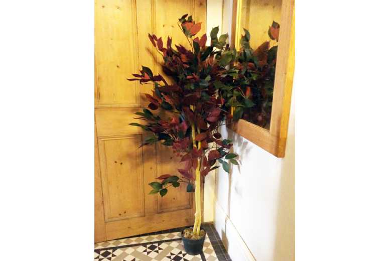 4ft XL Low Maintenance Indoor Artificial Ficus Plant | Wowcher
