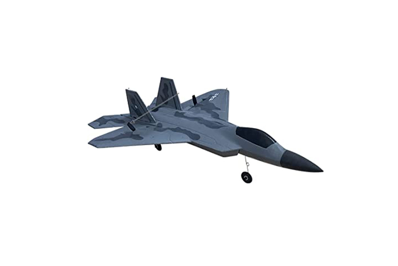 F-22 Fighter Jet Remote Control LED Aeroplane Toy – Ages 6+, Outdoor, Battery-Operated, Multi-Player | Wowcher