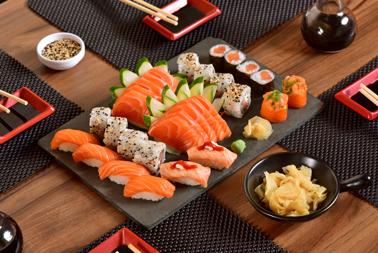Sashimi Deluxe Selection for 1 or 2: 20 Pieces at Sakura, Northampton | Wowcher