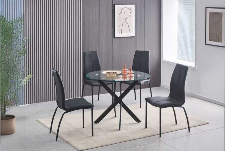 Lorenzo 5-Piece Dining Set Extravaganza | Wowcher Lorenzo 5-Piece Dining Set Extravaganza | Wowcher
