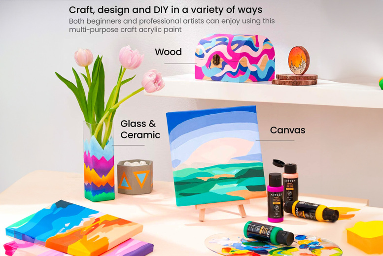 Craft Acrylic Paints in Vintage Hues at LivingSocial