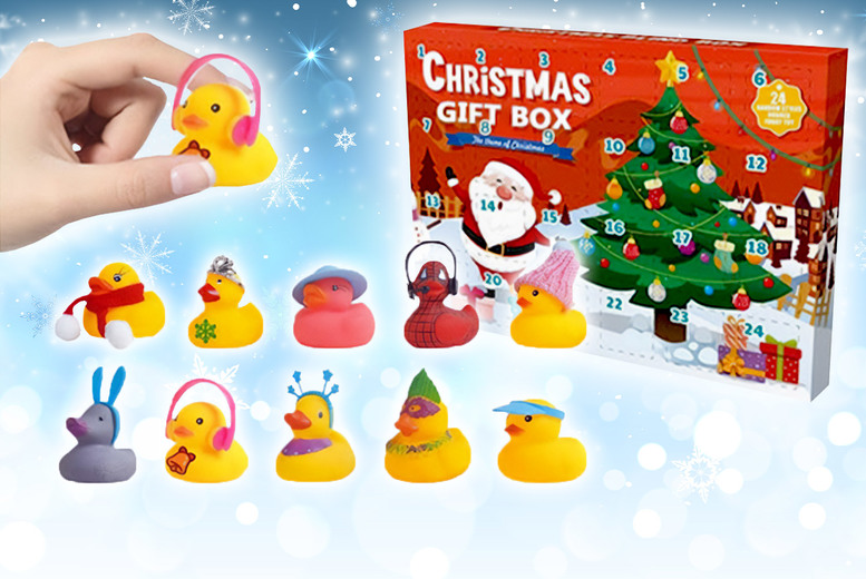 Christmas Rubber Ducks Countdown Advent Calendar