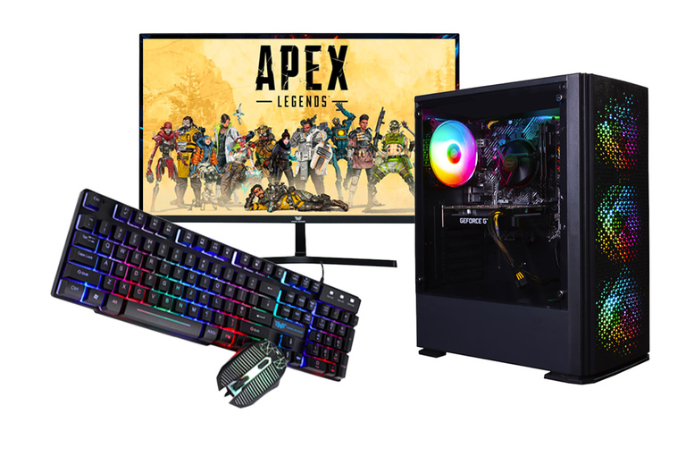 Intel Core i5 GT1030 RGB Gaming PC Bundle – 16GB RAM, 512GB SSD, Dual Monitor, ARGB Glass Case – Refurbished Desktop for Streaming & eSports | Wowcher