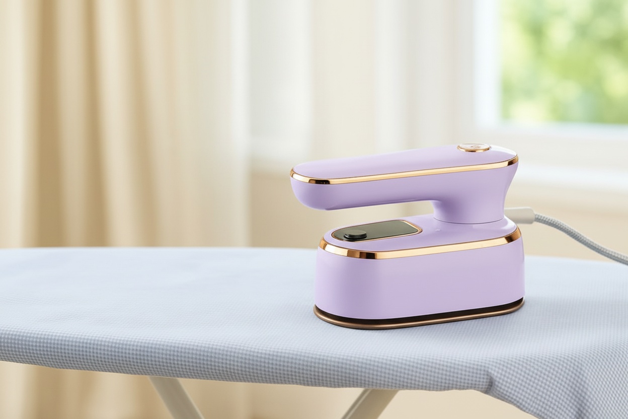 Portable Mini Steam Iron - Compact Travel Steamer, 100ml Tank, Multi-Plug Options | Wowcher