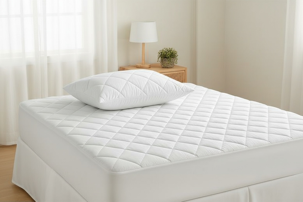 DreamEasy Quilted Waterproof Mattress Protector – 6 Sizes! | Wowcher