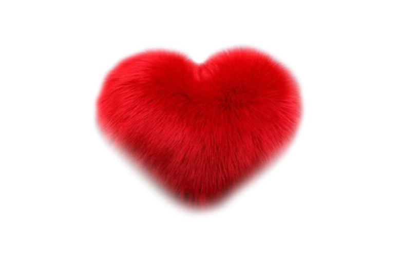 Fluffy Heart Shaped Faux Fur Throw Pillow – 40x50cm, Machine Washable, 8 Colour Options | Wowcher