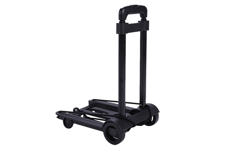 Foldable Stair-Climbing Utility Trolley – Heavy-Duty Iron Frame, Tri-Wheel, Compact Storage | Wowcher