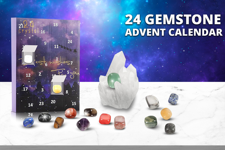 Gemstone Crystal Advent Countdown Calendar