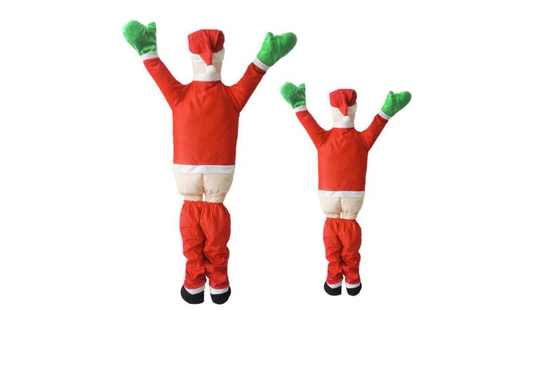 Climbing Wall Santa Claus Decoration in 2 Sizes | Wowcher