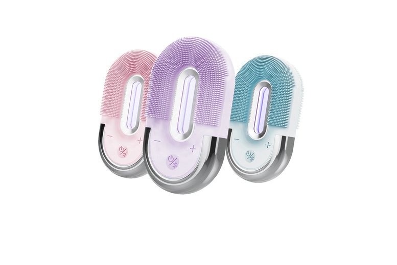 Wireless Silicone Facial Cleansing Brush – Rechargeable, Advanced Skincare Tech, Compact Design | Wowcher