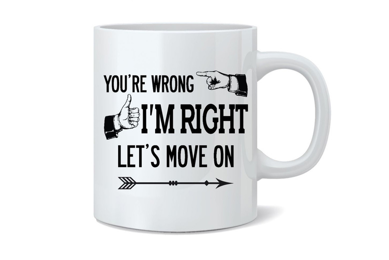 Funny Novelty Ceramic Mug – 11oz, Dishwasher & Microwave Safe, Gift-Boxed Tableware | Wowcher