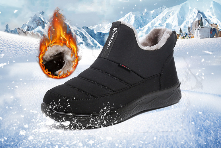 Unisex Faux Fur Lined Ankle Boots at LivingSocial