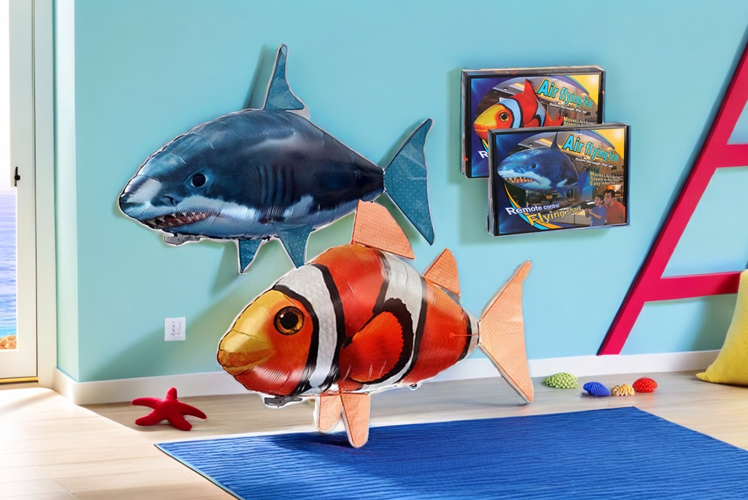 Inflatable Flying Fish Toy for Kids at LivingSocial