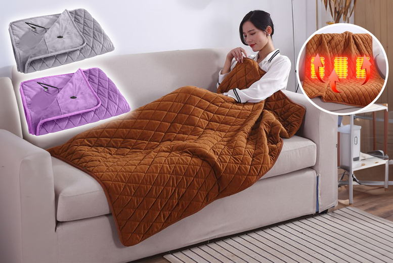 Cosy USB Powered Rechargeable Heated Blanket