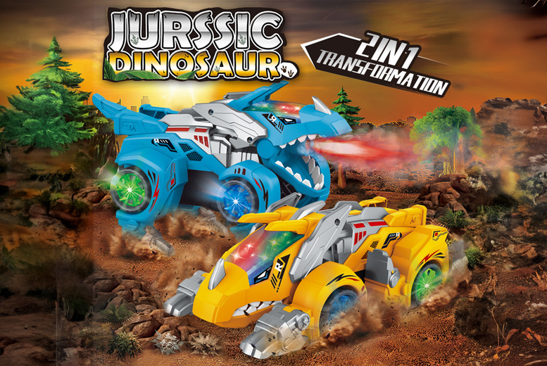 Deformation Dinosaur Toy Car with Spray at LivingSocial