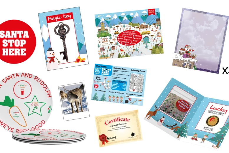 Christmas Eve Hamper – Festive Family Bundle with Personalised Santa Letter, Certificates & Keepsakes – Gift Option – Personalised Santa Letter | Wowc