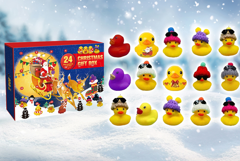 Christmas Rubber Duck Toy Advent Calendar