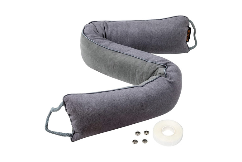 Heavyweight Polyester Door Draught Stopper – Sound Insulating, Washable, 34-inch, 3 Colours | Wowcher