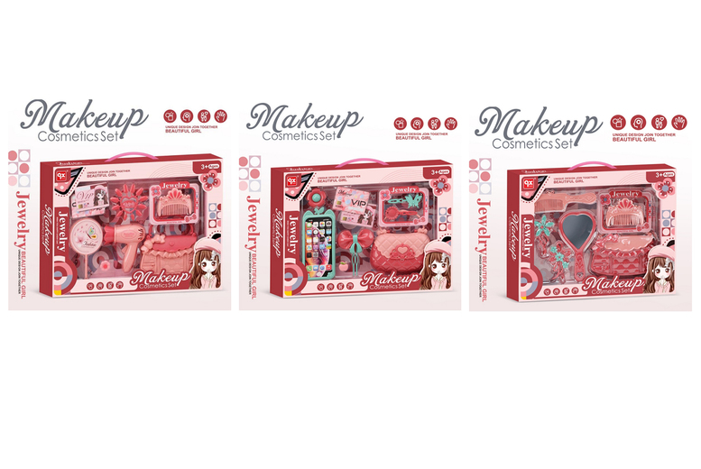 Girls’ Accessories, Makeup and Nail Art Toy Set – 3 Colour Options | Wowcher