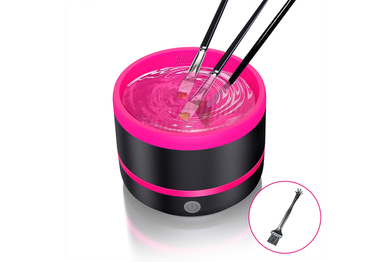 Automatic Makeup Brush Cleaner – Fast USB Cleaning, All-Brush Sizes, Compact Design | Wowcher