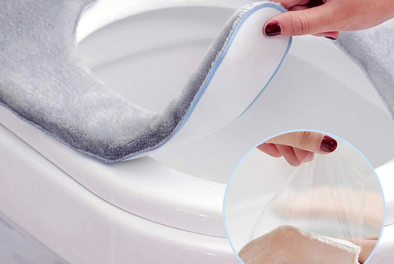 Toilet Seat Warmer Pads in 4 Colours and 2 Pack Options | Wowcher