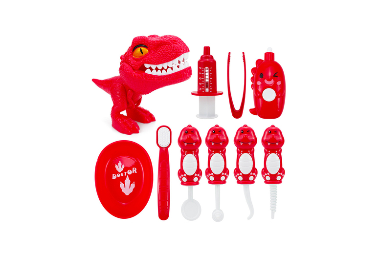 Kids’ Dinosaur Dentist Oral Care Play Set – 5 Colours, Educational Dental Toy for Kids | Wowcher