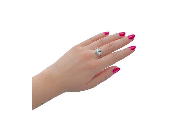 Dazzling Crystal Cluster Engagement Ring – Rhodium-Plated Statement CZ Halo, Multiple Sizes | Wowcher Dazzling Crystal Cluster Engagement Ring – Rhodium-Plated Statement CZ Halo, Multiple Sizes | Wowcher