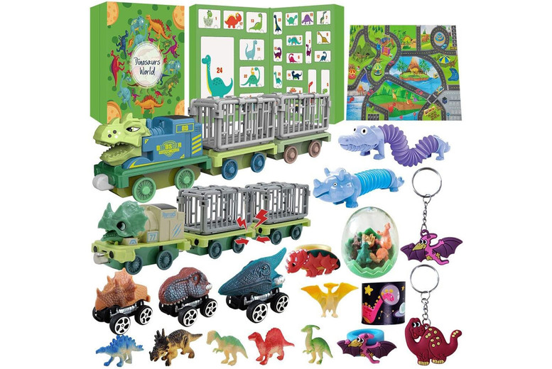 Christmas Dinosaur Toys Advent Calendar! | Wowcher