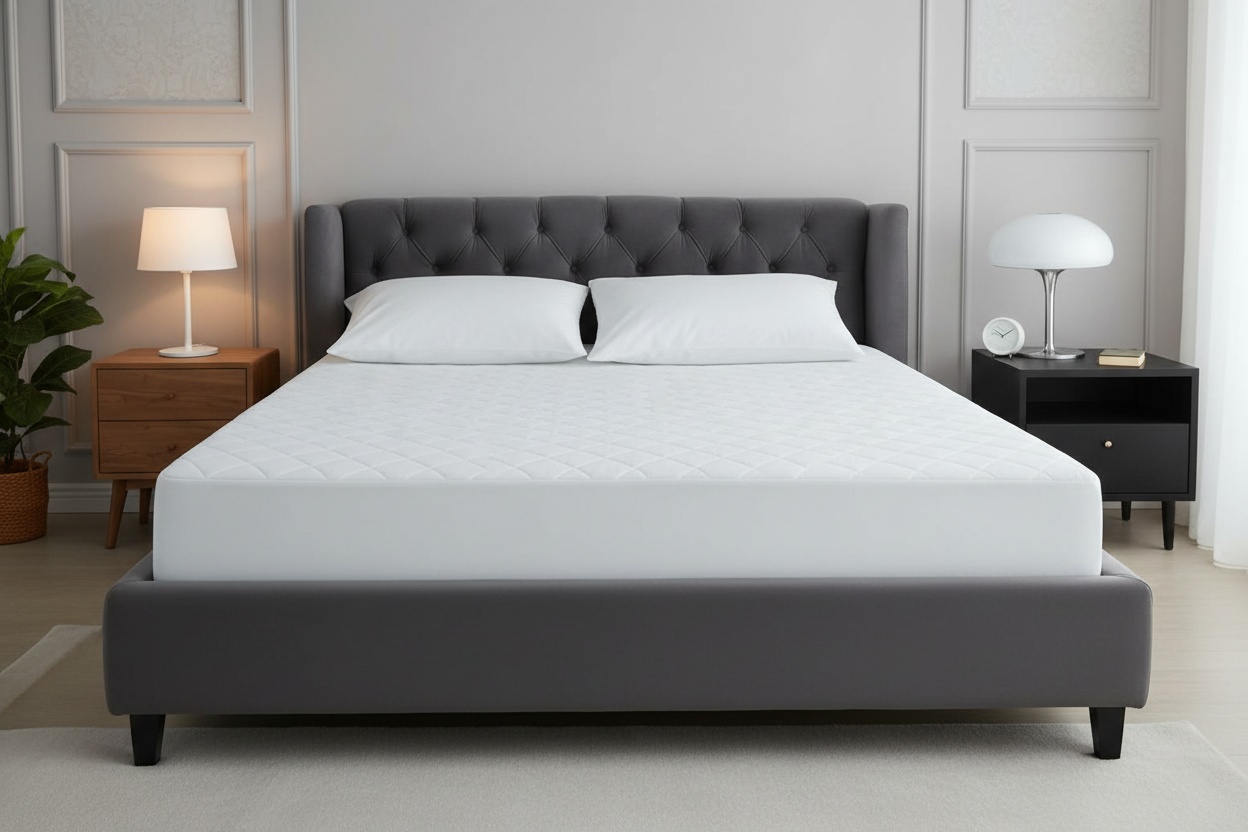 Hotel Quality Extra Deep Bedbug Resistant Hypoallergenic Mattress Protector - 4 Sizes, Quilted & Durable | Wowcher