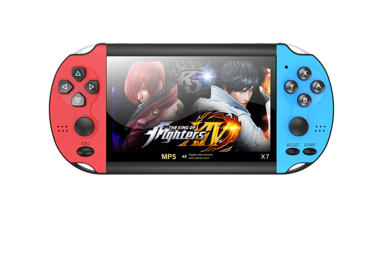 X7 Handheld Retro Gaming Console – 4.3″ Display, 8GB, 3000 Classic Games, Arcade Joysticks | Wowcher