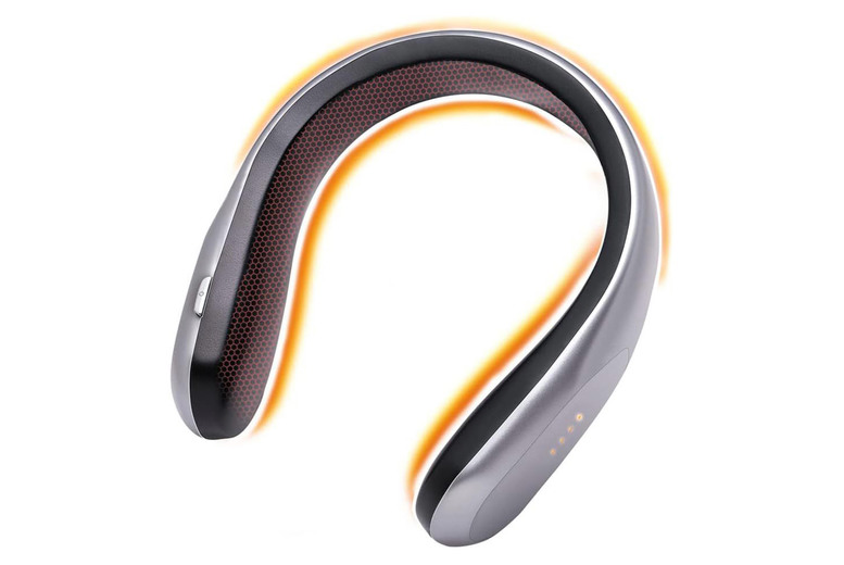 Portable USB Heated Neck Warmer - Flexible, Lightweight, ABS, 4 Heat Levels | Wowcher