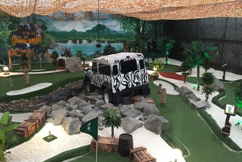Jungle Themed Adventure Golf - 2 Rounds for 2 or 3 at Jungle Creek, Glasgow | Wowcher