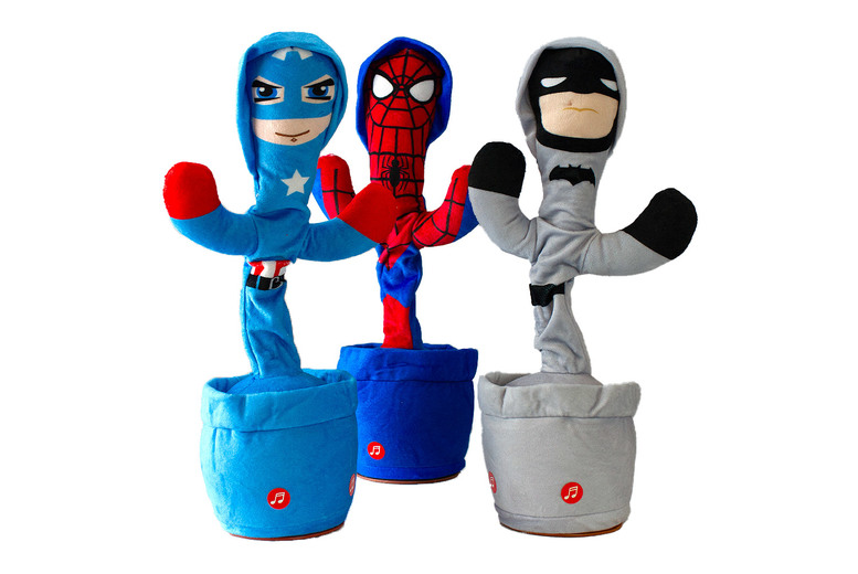 Wiggle Dancing & Talking Superhero Plush Toy - 4 Options | Wowcher