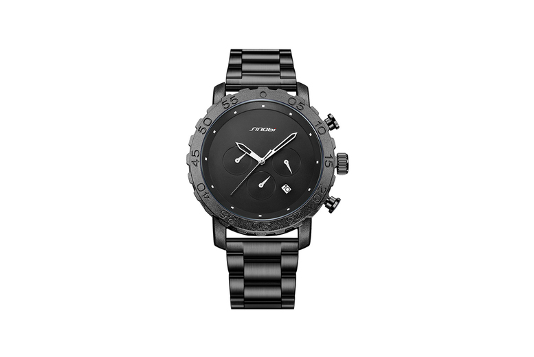 Multifunctional Waterproof Stainless Steel Watch – Available in 3 Colours | Wowcher