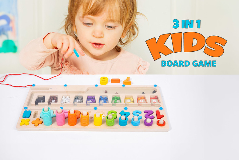 Wooden Magnetic Colour Sorting Toy from LivingSocial