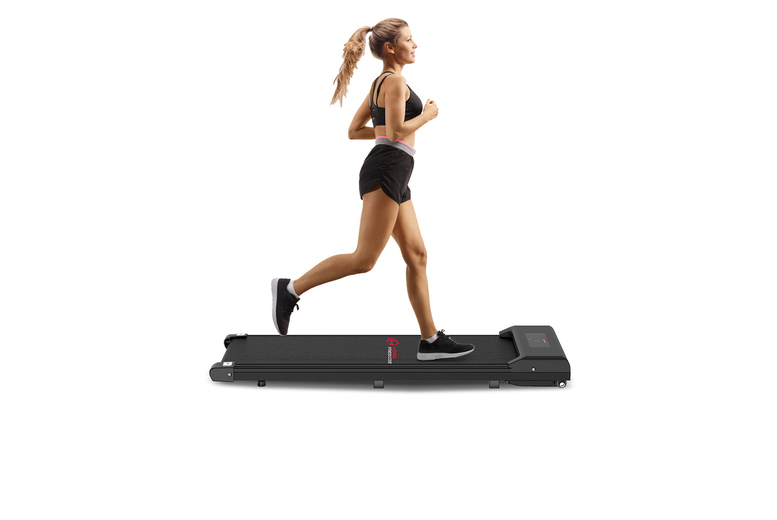 Shock-Absorbing Electric Under Desk Treadmill – Pink, Black or Grey