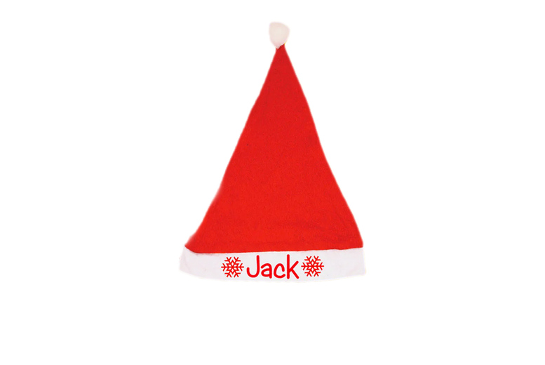 Set of Four Festive Personalised Quirky Santa Hats | Wowcher