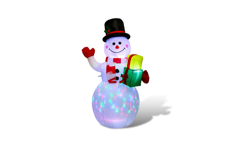 6ft LED Inflatable Christmas Decoration – Santa or Snowman | Wowcher