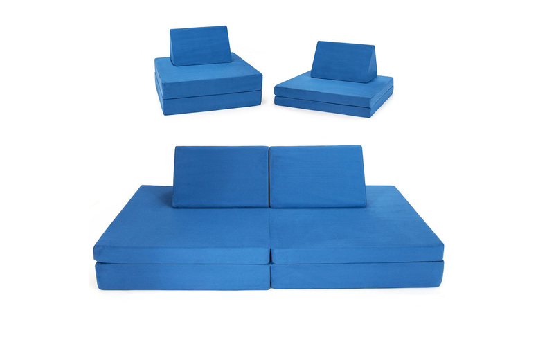 4pcs Convertible Kids Soft Play Sofa with Folding Mats 4pcs Convertible Kids Soft Play Sofa with Folding Mats