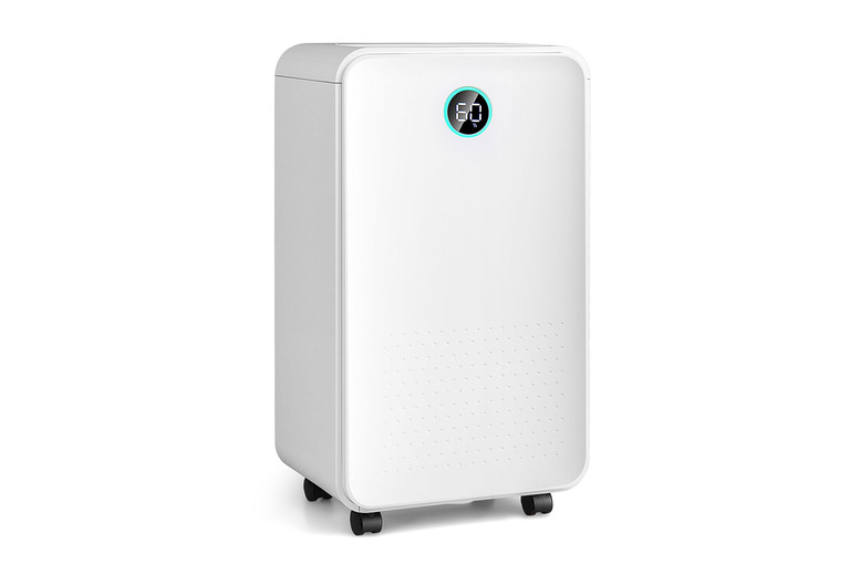 Portable 12L Dehumidifier – Energy Efficient, Ultra-Quiet Kitchen Appliance with Touch Controls | Wowcher