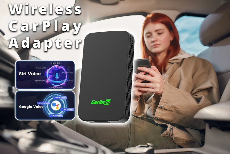 Wireless CarPlay Adapter for Seamless Connectivity | Wowcher