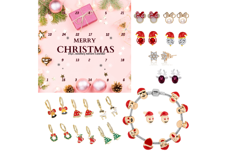 Enchanting Christmas Jewellery Advent Calendar | Wowcher