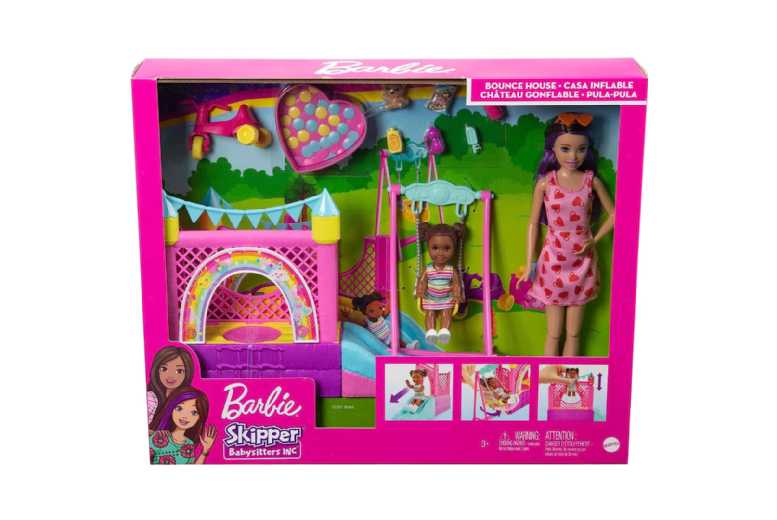 Barbie Skipper Babysitters Bounce House Playset | Wowcher