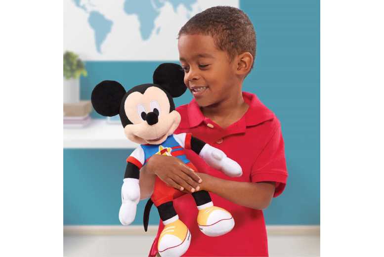 Mickey Mouse Interactive Singing Plush Toy – Ages 3+, Battery-Operated, Disney Character | Wowcher